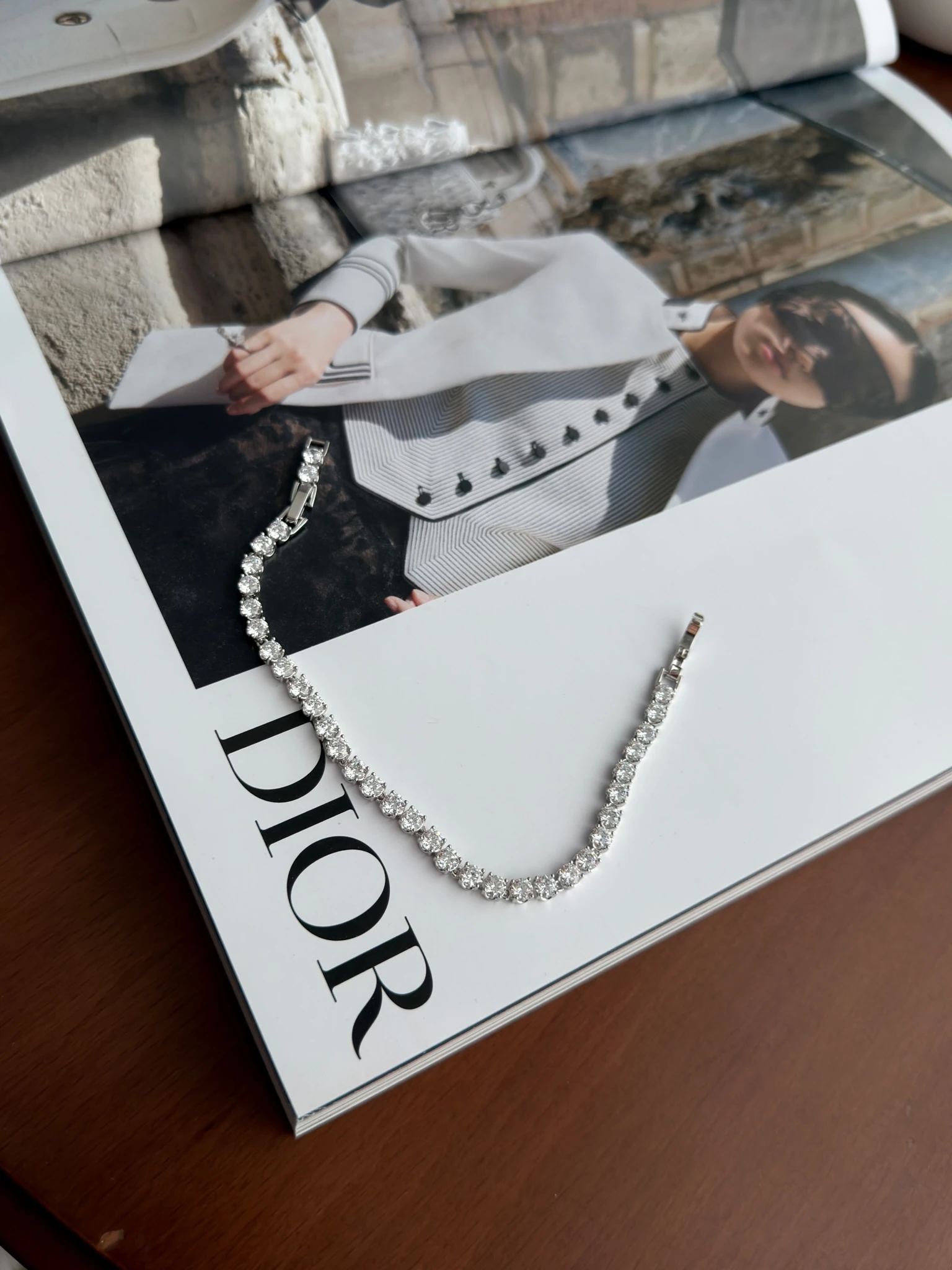 Vip 14K Silver Pırlanta İşçilik Suyolu Künye