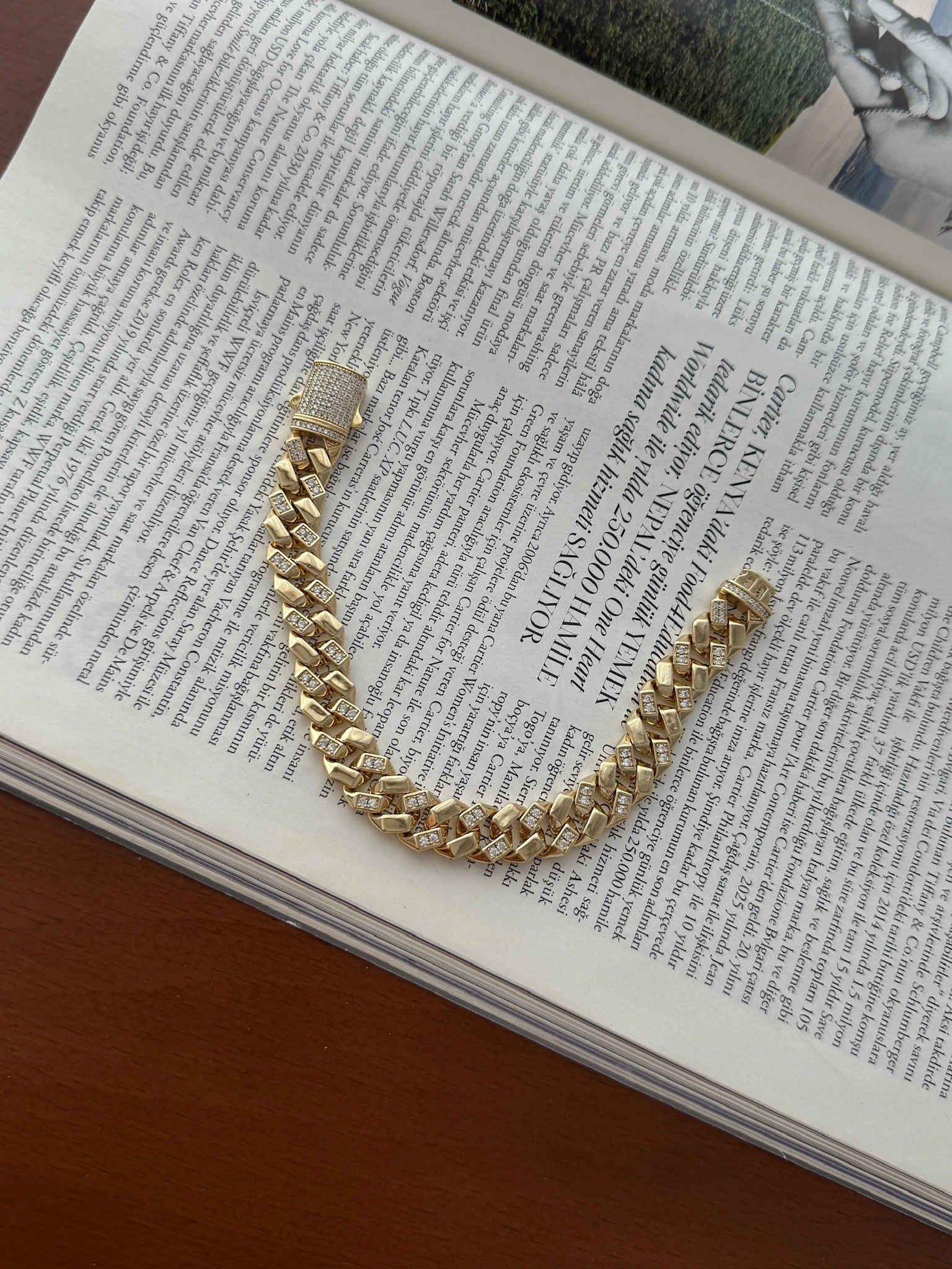 Vip 14K Dikdörtgen Geçişli Gurmet Künye