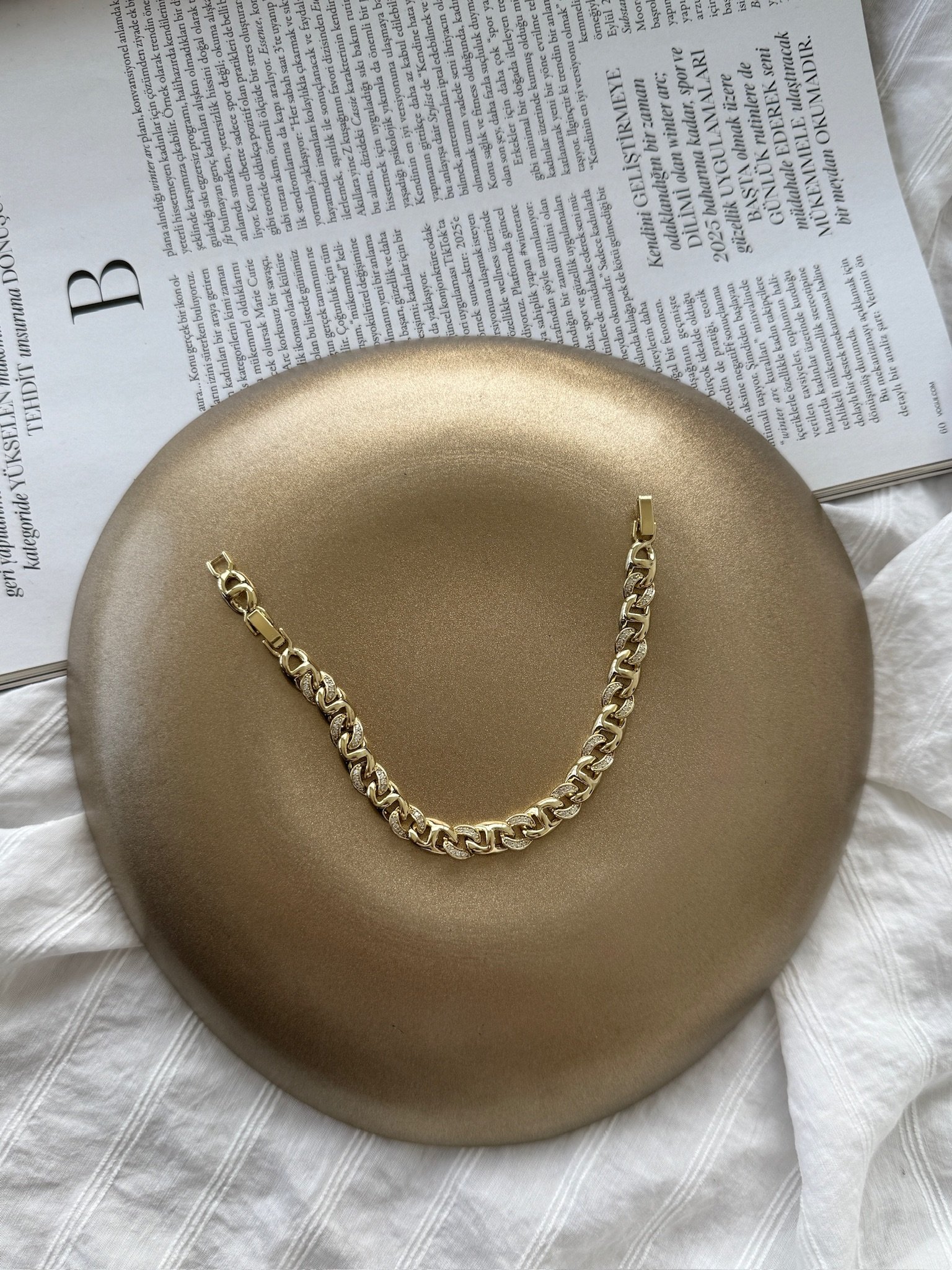 Vip 14K İnce Oval Gurmet Künye