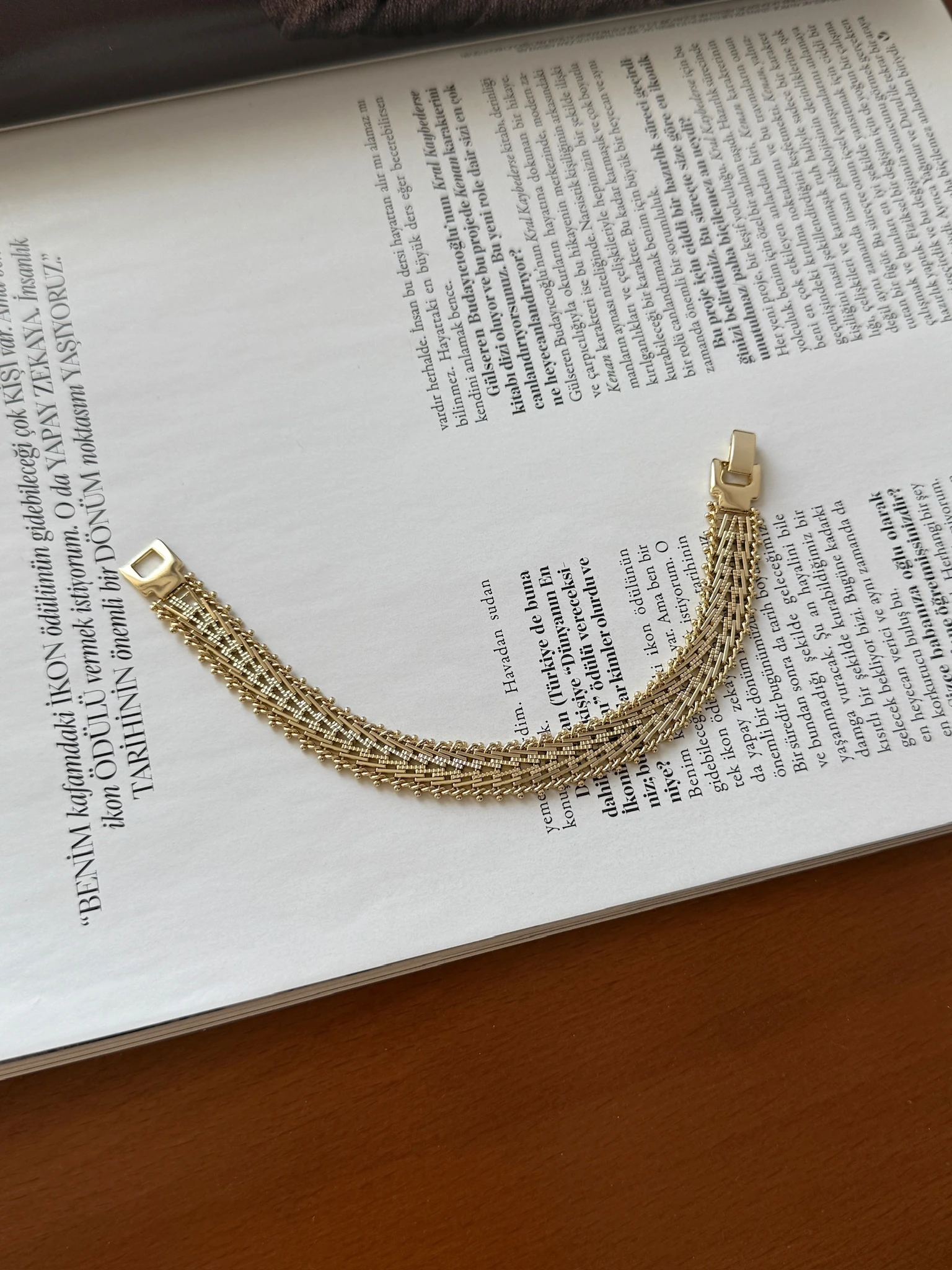 Vip 14K Kalın V Örgü Hasır Künye