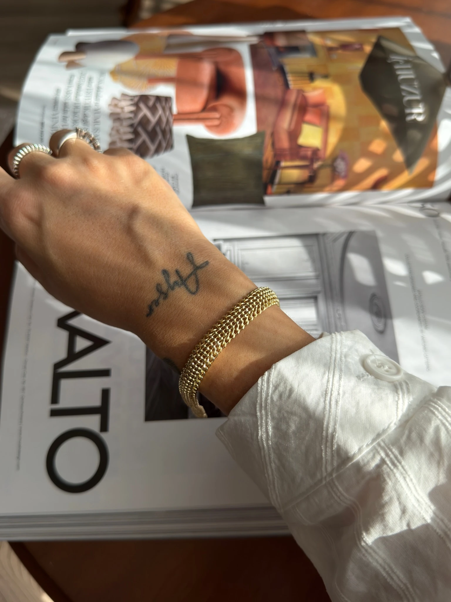 Vip 14K Oval Balıksırtı Hasır Künye