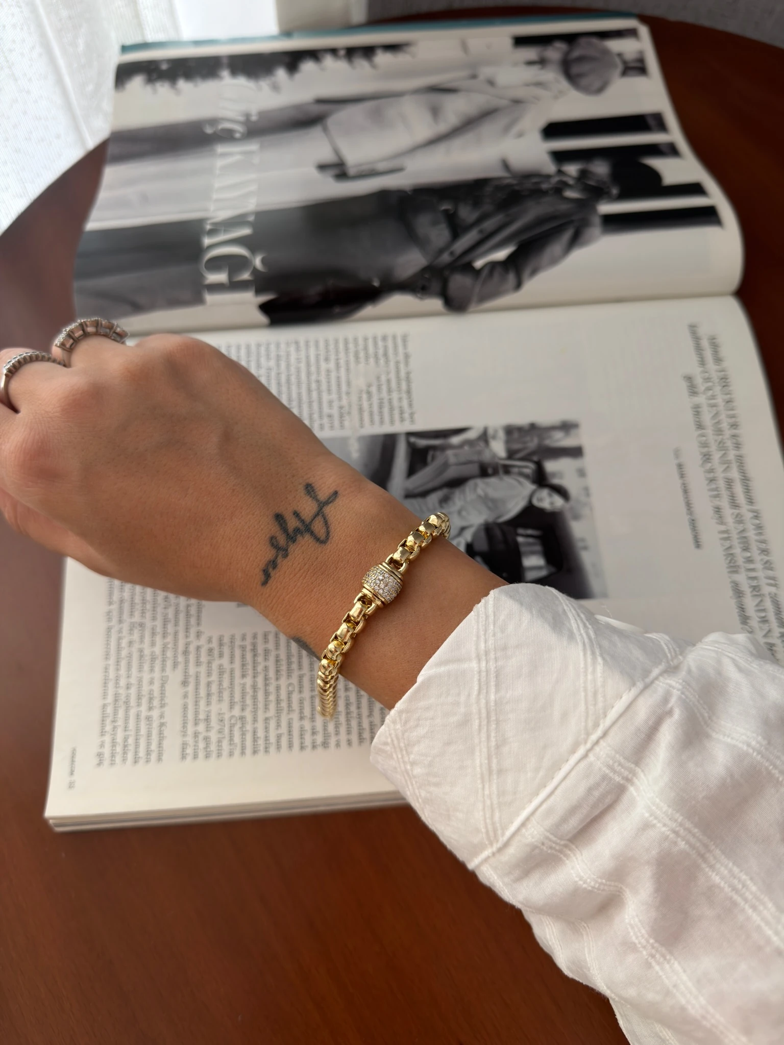 Vip 14K Hasır Topçuk Künye