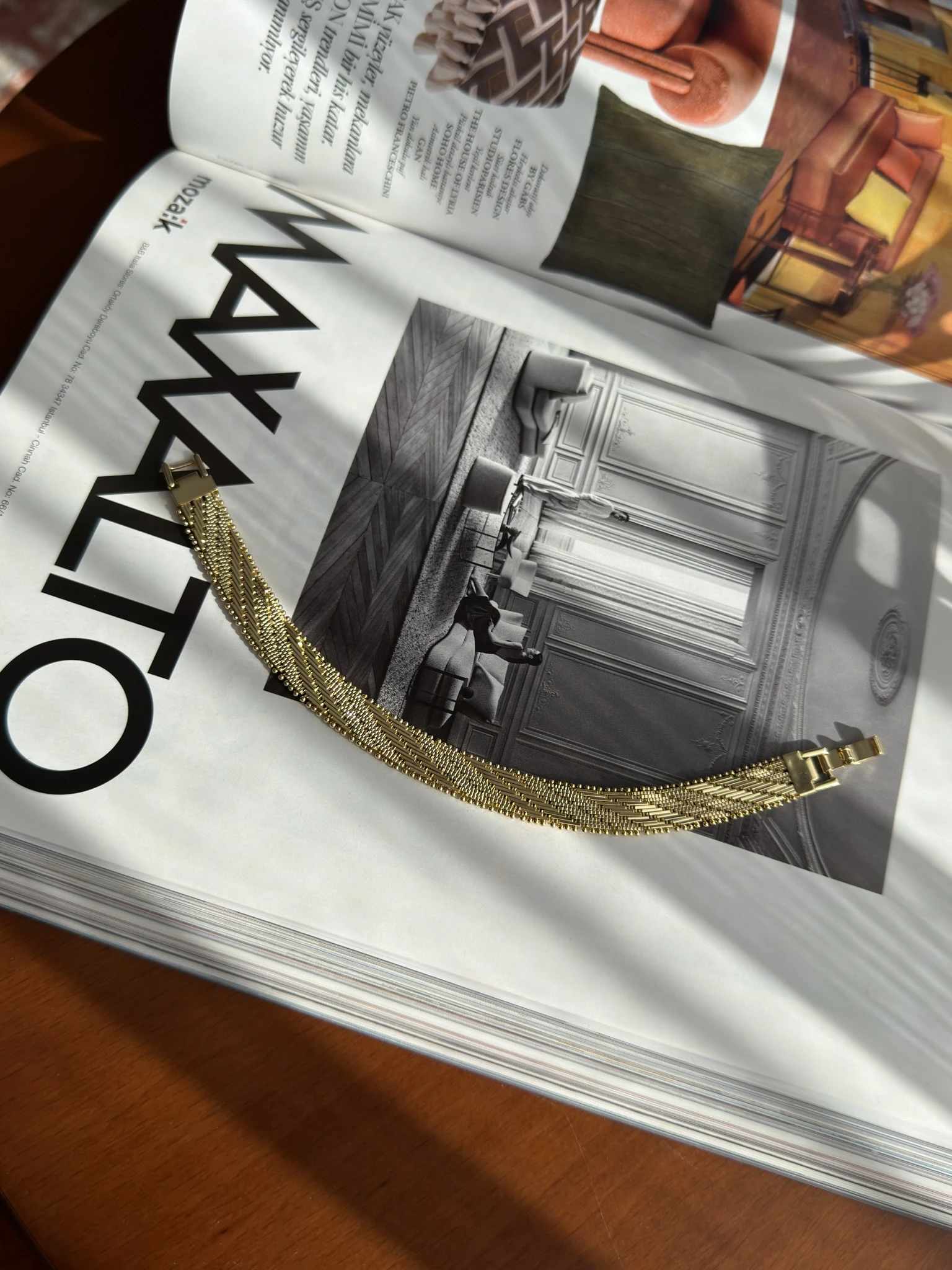 Vip 14K Kalın Çapraz V Hasır Künye