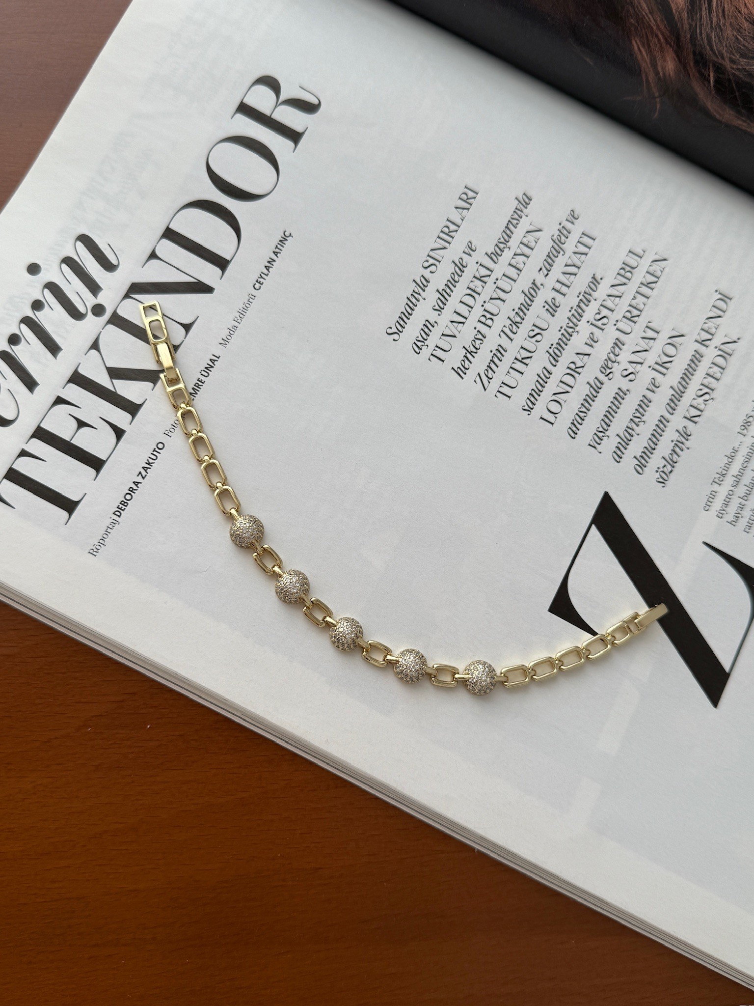 Vip 14K Zirkon Taşlı Ataç Künye