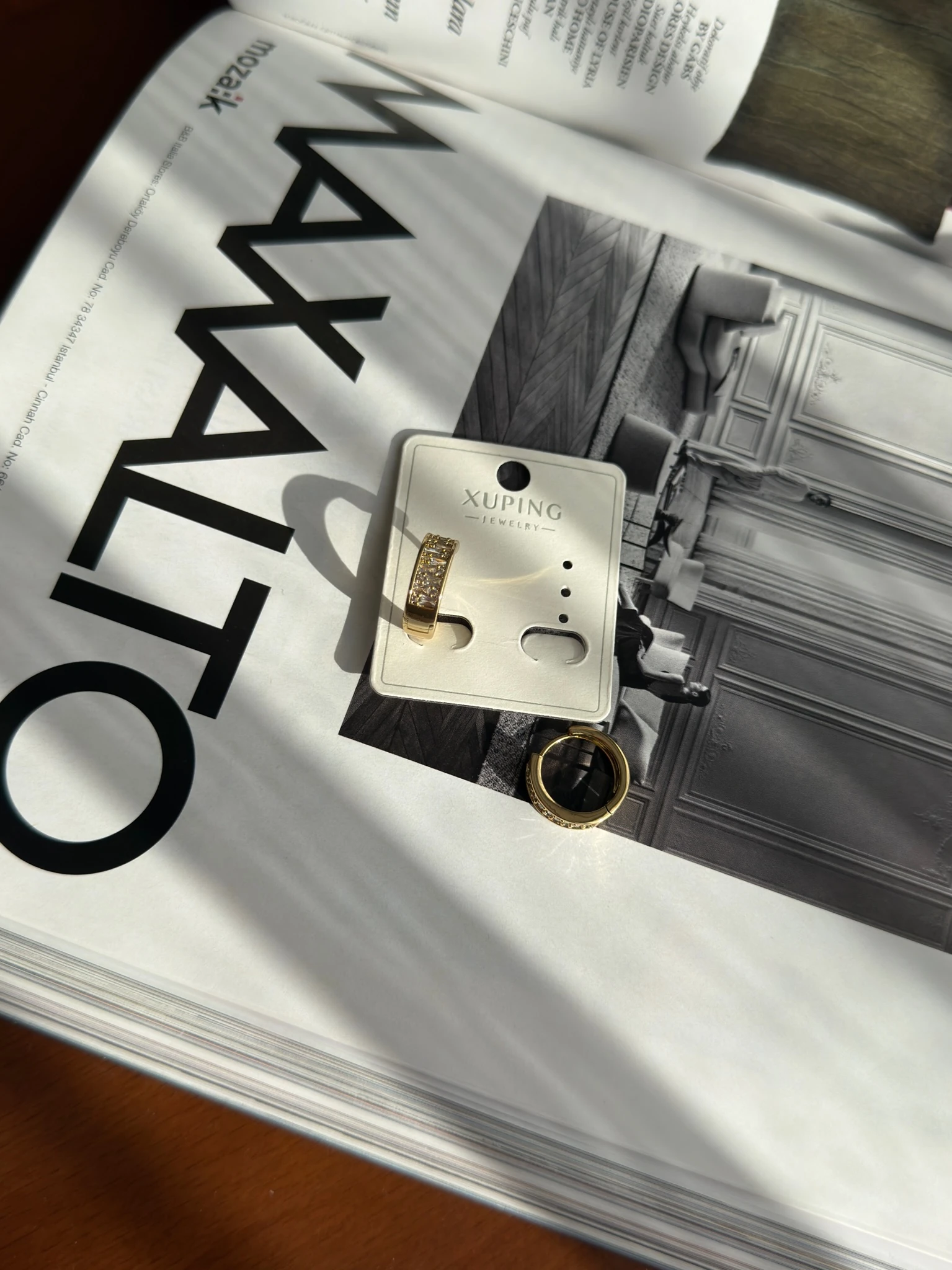 Vip 14K Minimal Baget Küpe