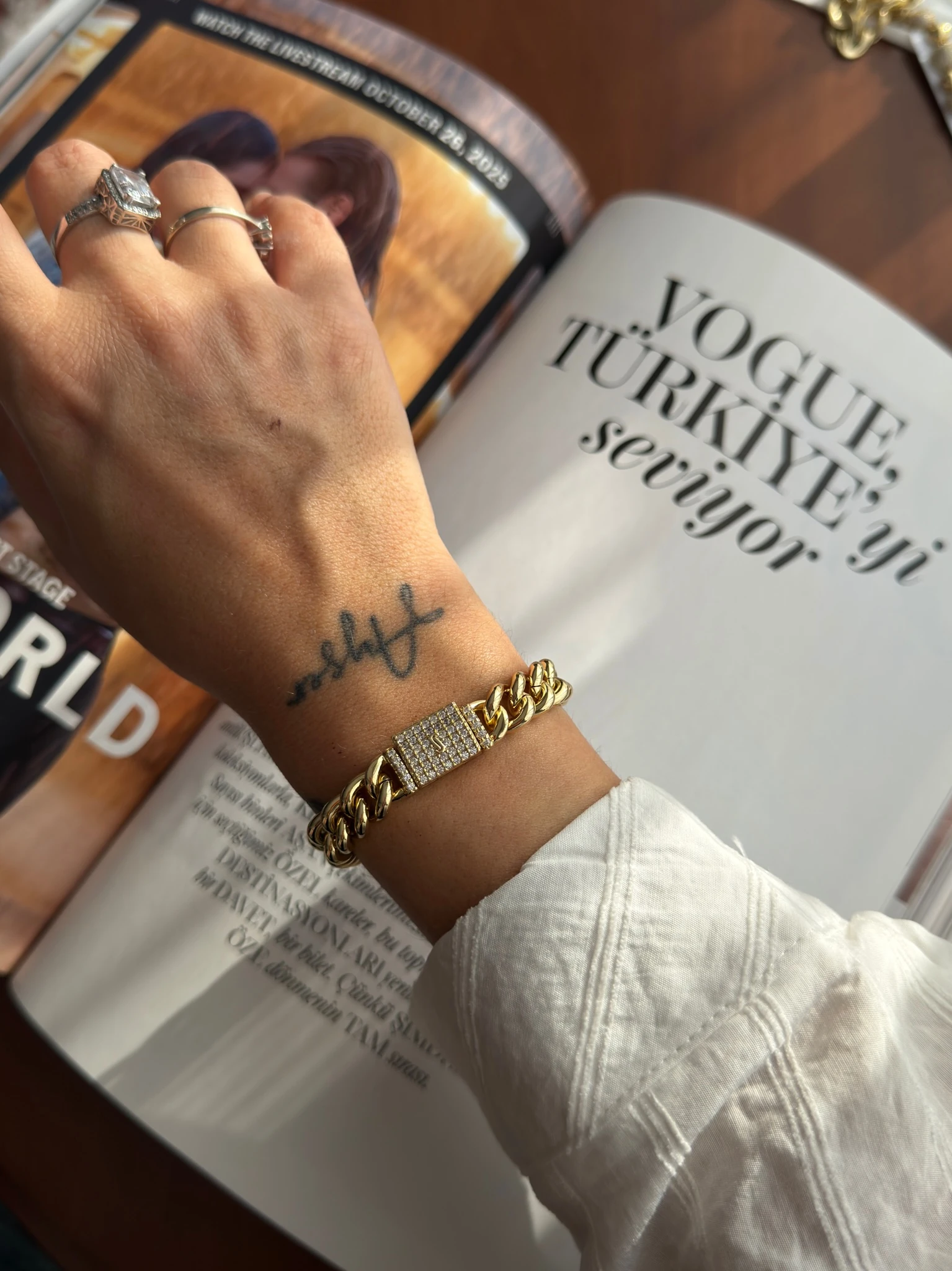 Vip 14K Kalın Monacco Özel Kilit Gurmet Künye