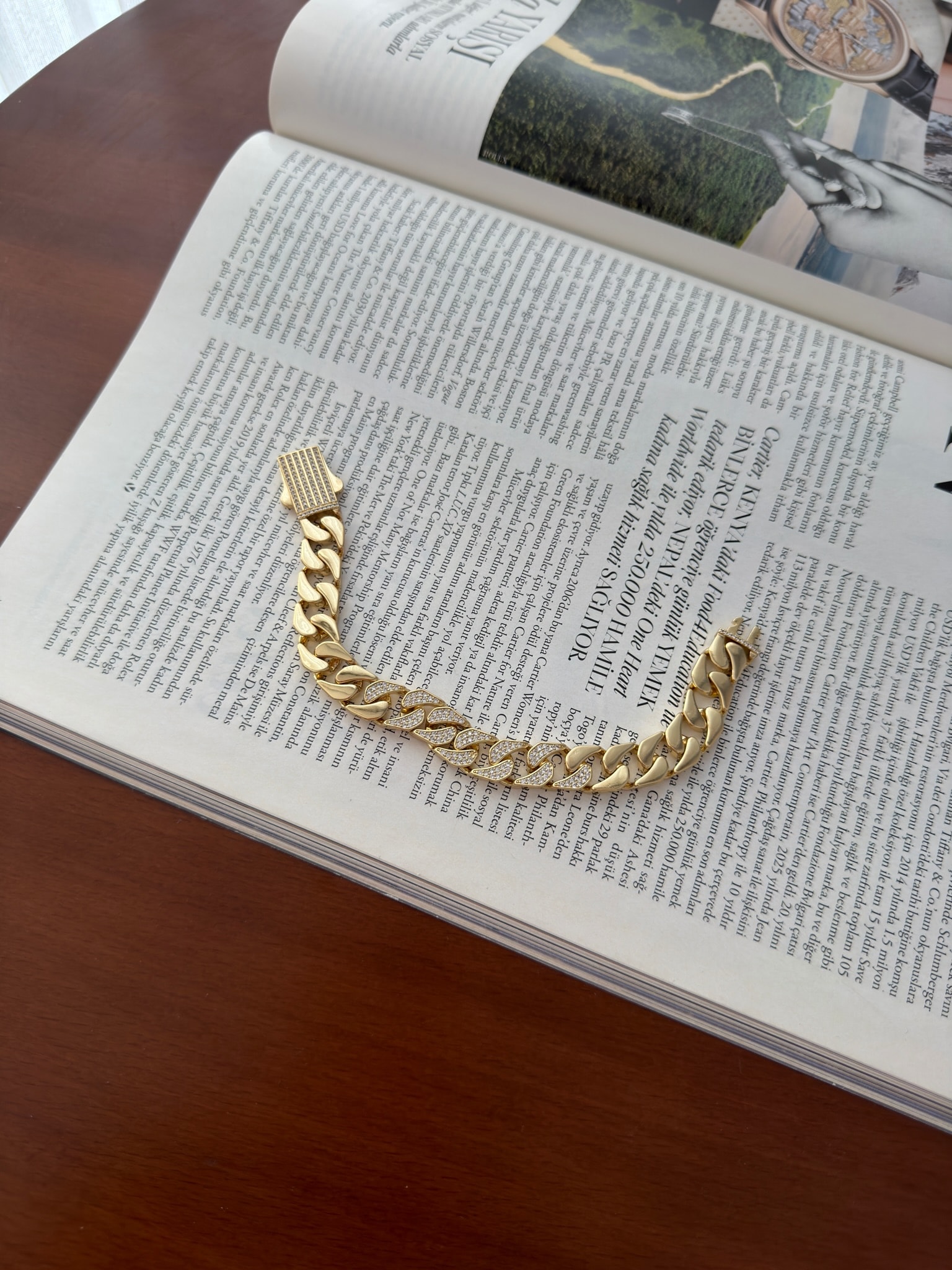 Vip 14K Çift Taraflı Retro Gurmet Künye