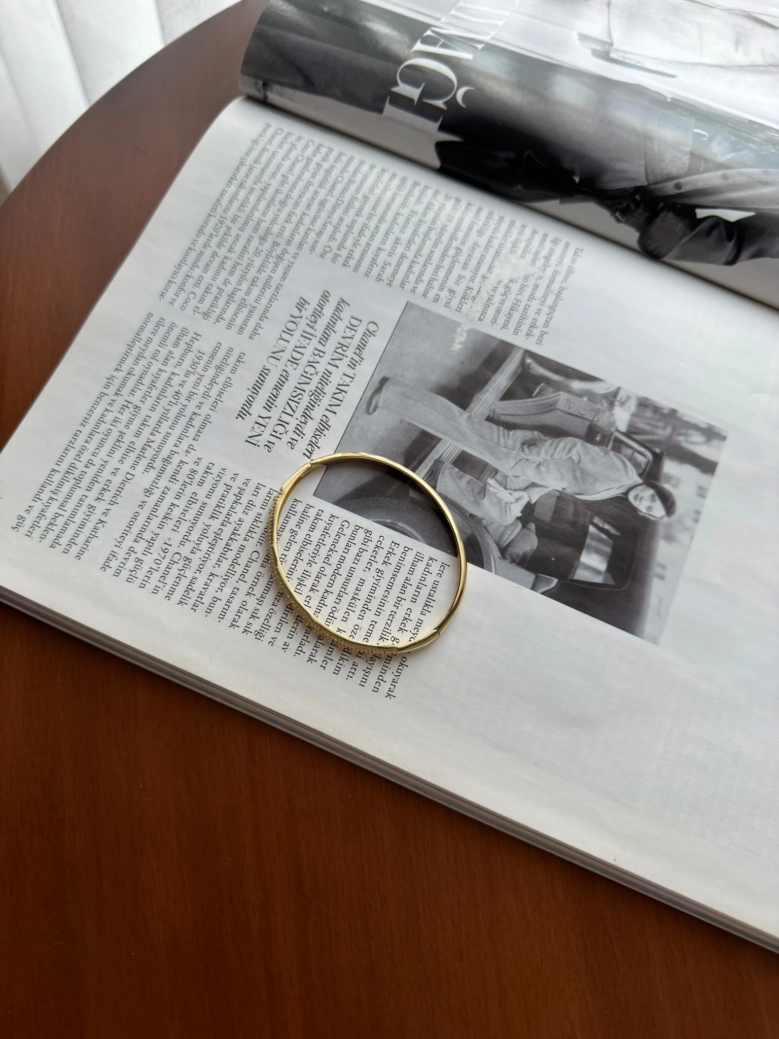 Vip 14K Kare Taşlı Zirkon Kelepçe