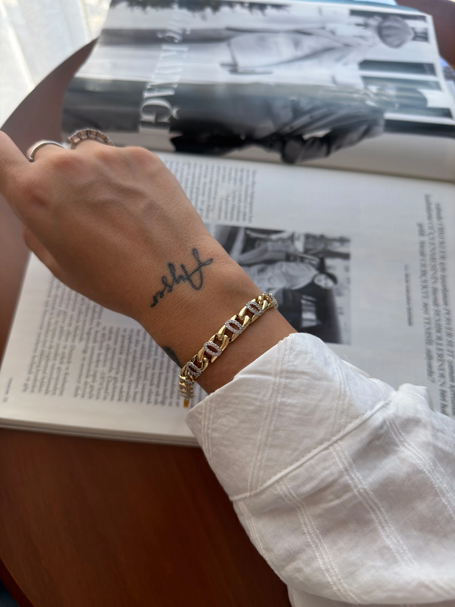 Vip 14K Göz Detaylı Zincir Künye