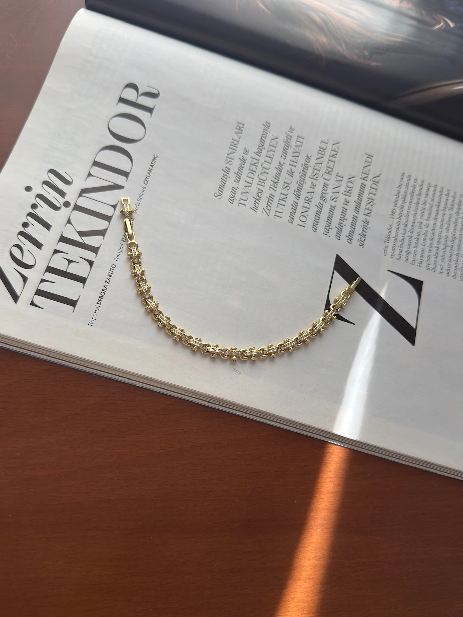 Vip 14 K Gemici Model Zirkon Taşlı Künye