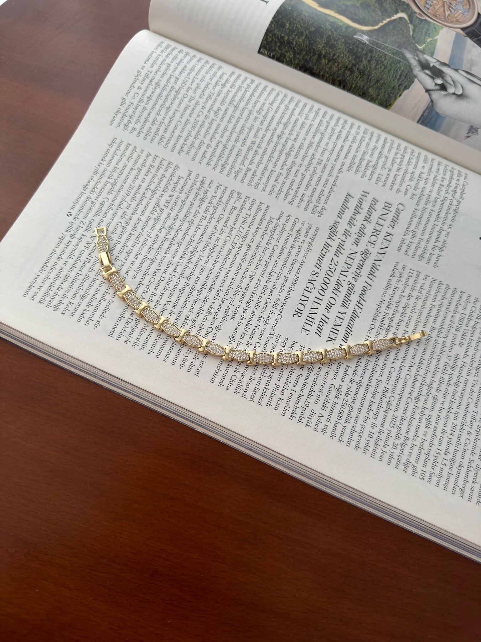 Vip 14 K Oval Taşlı Gurmet Künye
