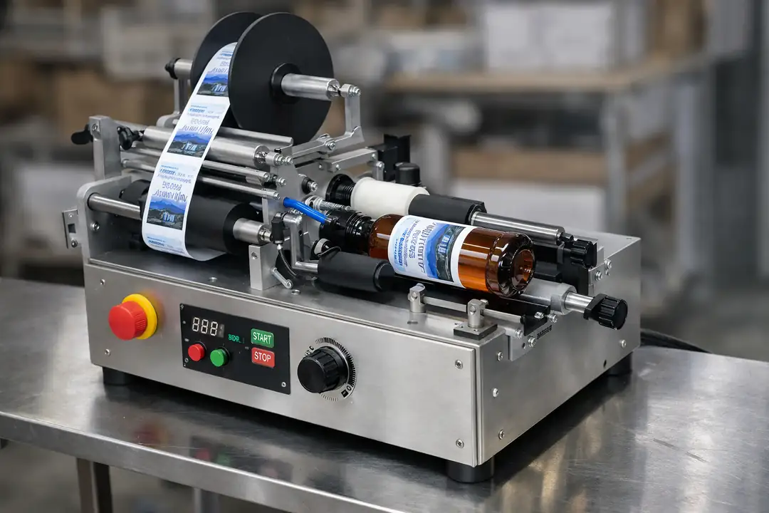 Yarı Otomatik Şişe Etiketleme Makinası