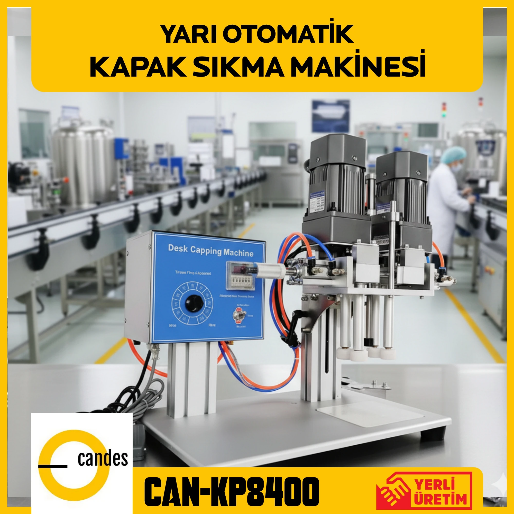 Candes CAN-JR5400 Rulo Tipi Jelatinleme Makinesi