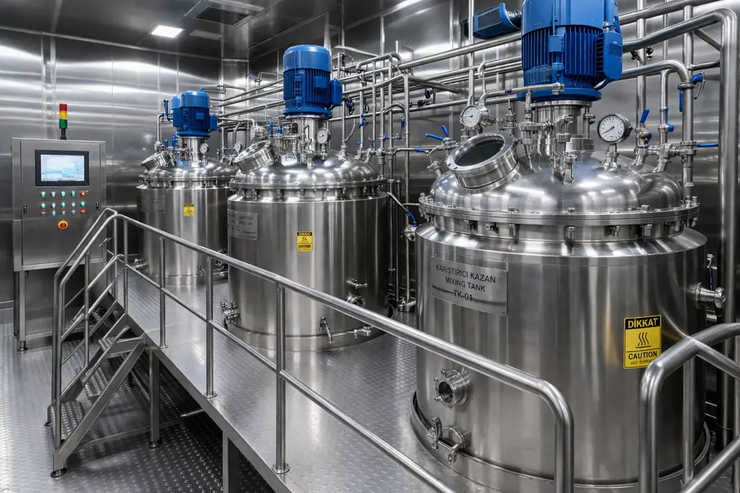 Sıvı Karıştırıcı Kazanlar