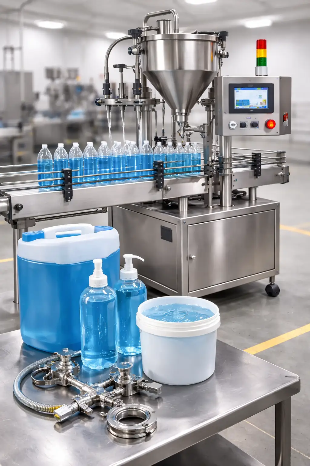 Dikey Sıvı Dolum Makinası