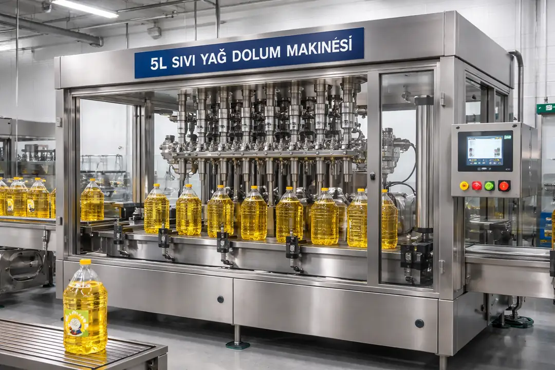 5 L Sıvı Yağ Dolum Makinesi