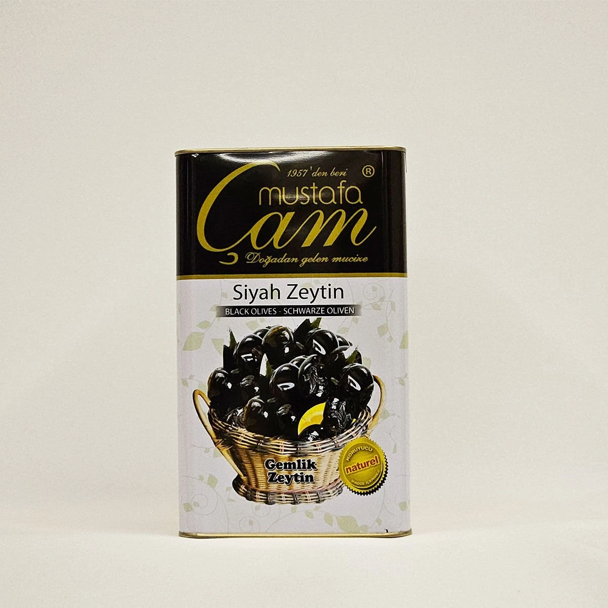 Süper Yağlı Siyah Zeytin - 5 Kg