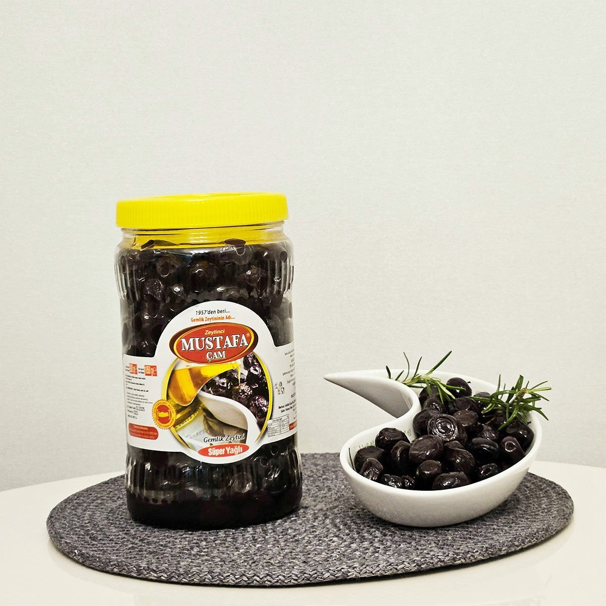 Süper Yağlı Siyah Zeytin 1 Kg