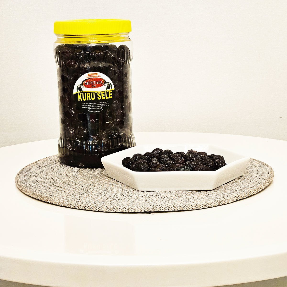 Kuru Sele Siyah Zeytin - 1 Kg