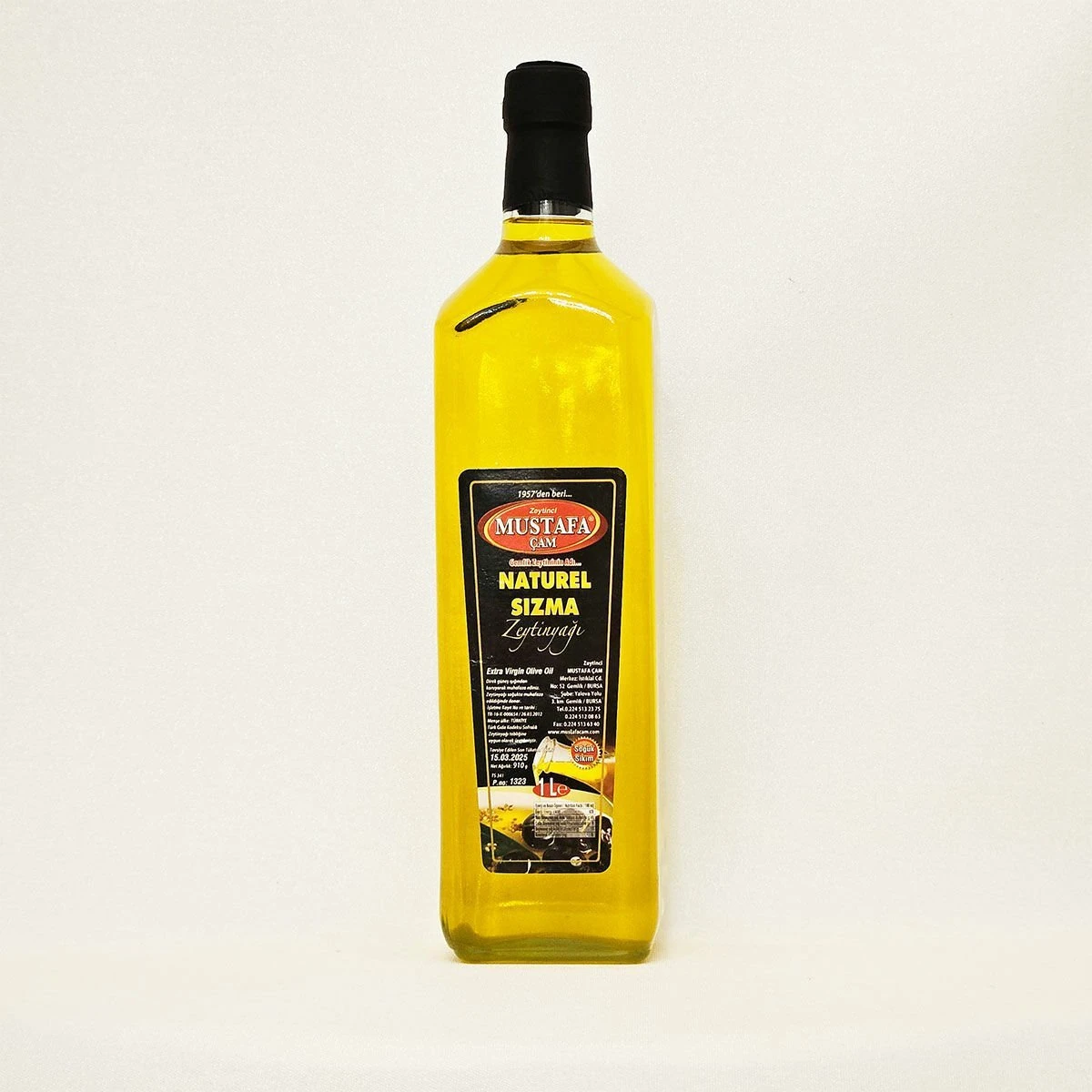 Naturel Sızma Soğuk Sıkım Zeytinyağı - 1 Lt