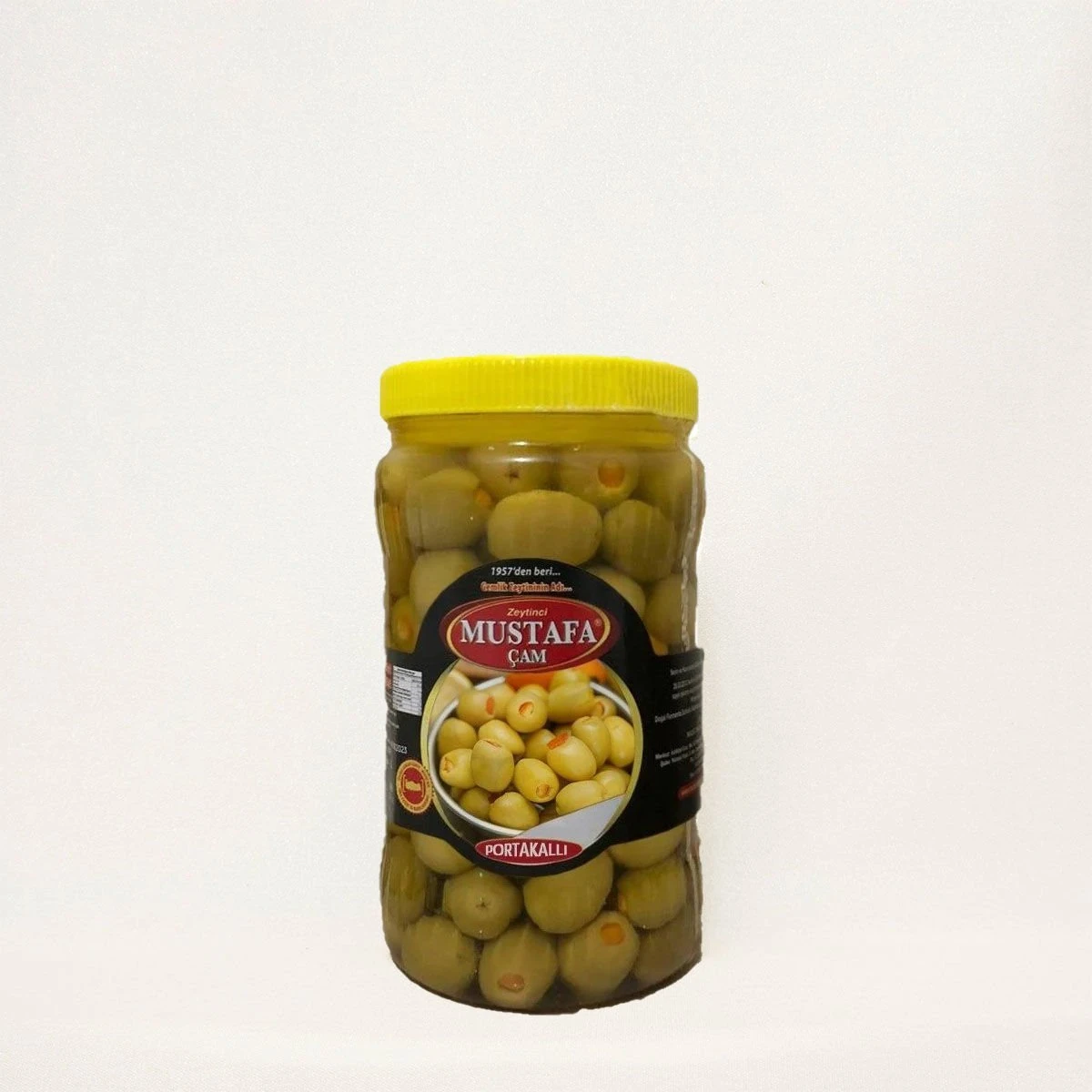 Portakallı Yeşil Zeytin - 1 Kg
