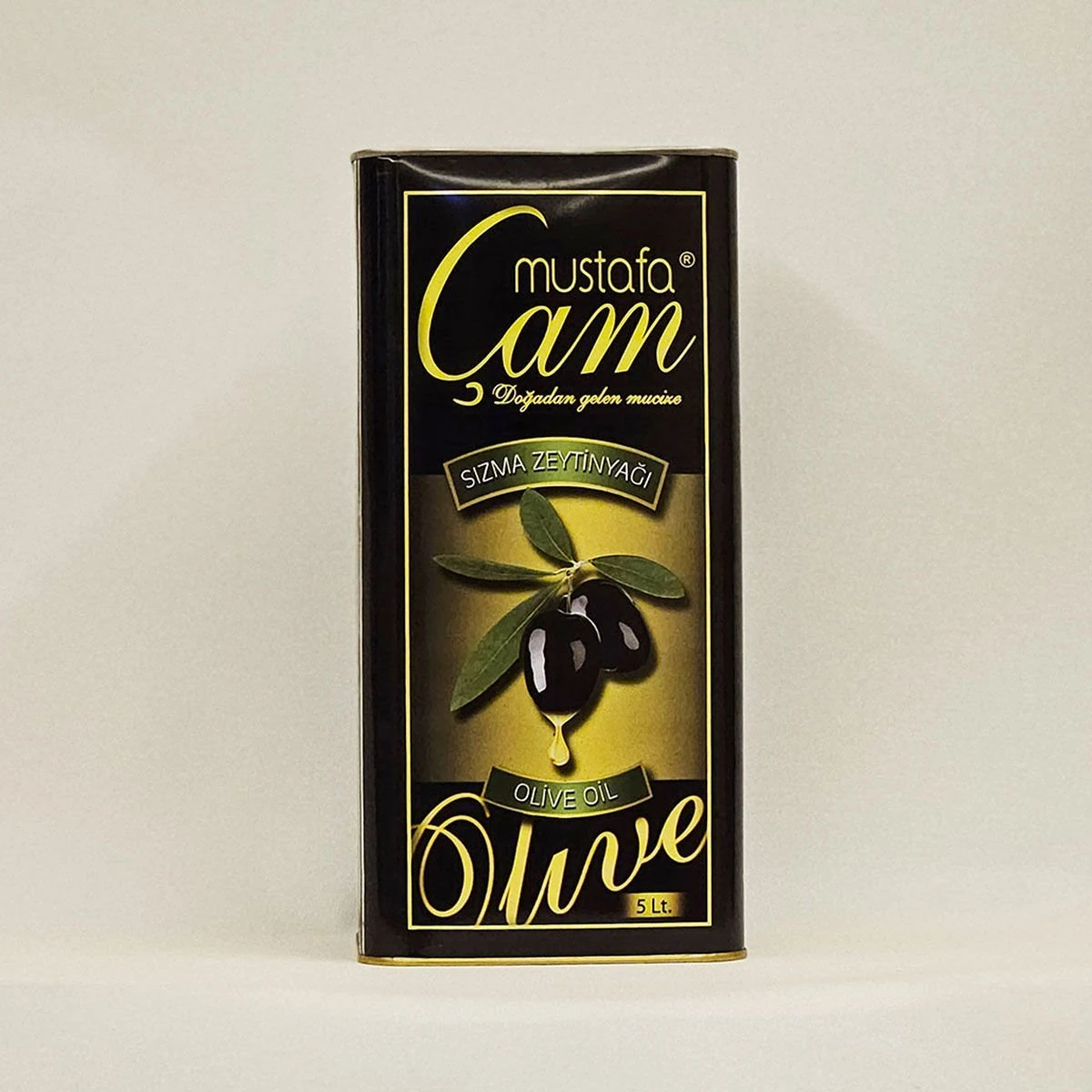 Naturel Erken Hasat Soğuk Sıkım Zeytinyağı 5 Lt Teneke