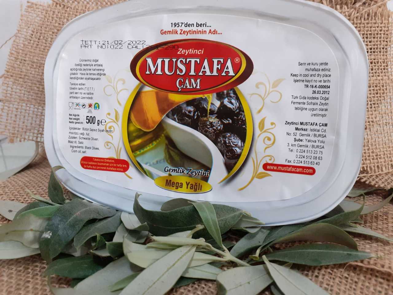 Mega Yağlı Siyah Zeytin - 400 Gr