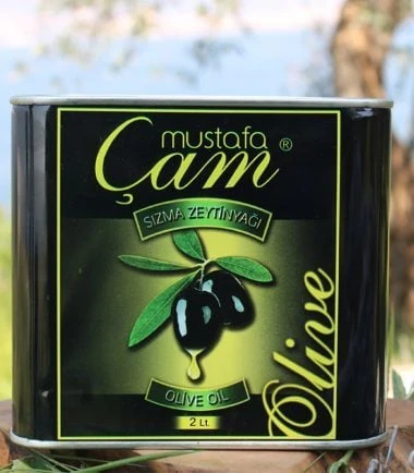 Naturel Sızma Soğuk Sıkım Zeytinyağı 2 Lt. Teneke