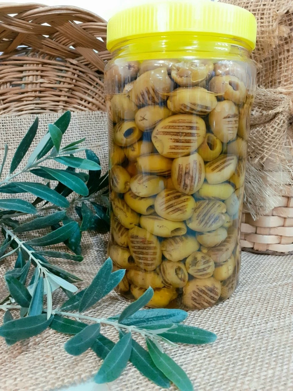 Izgara Yeşil Zeytin - 1 Kg