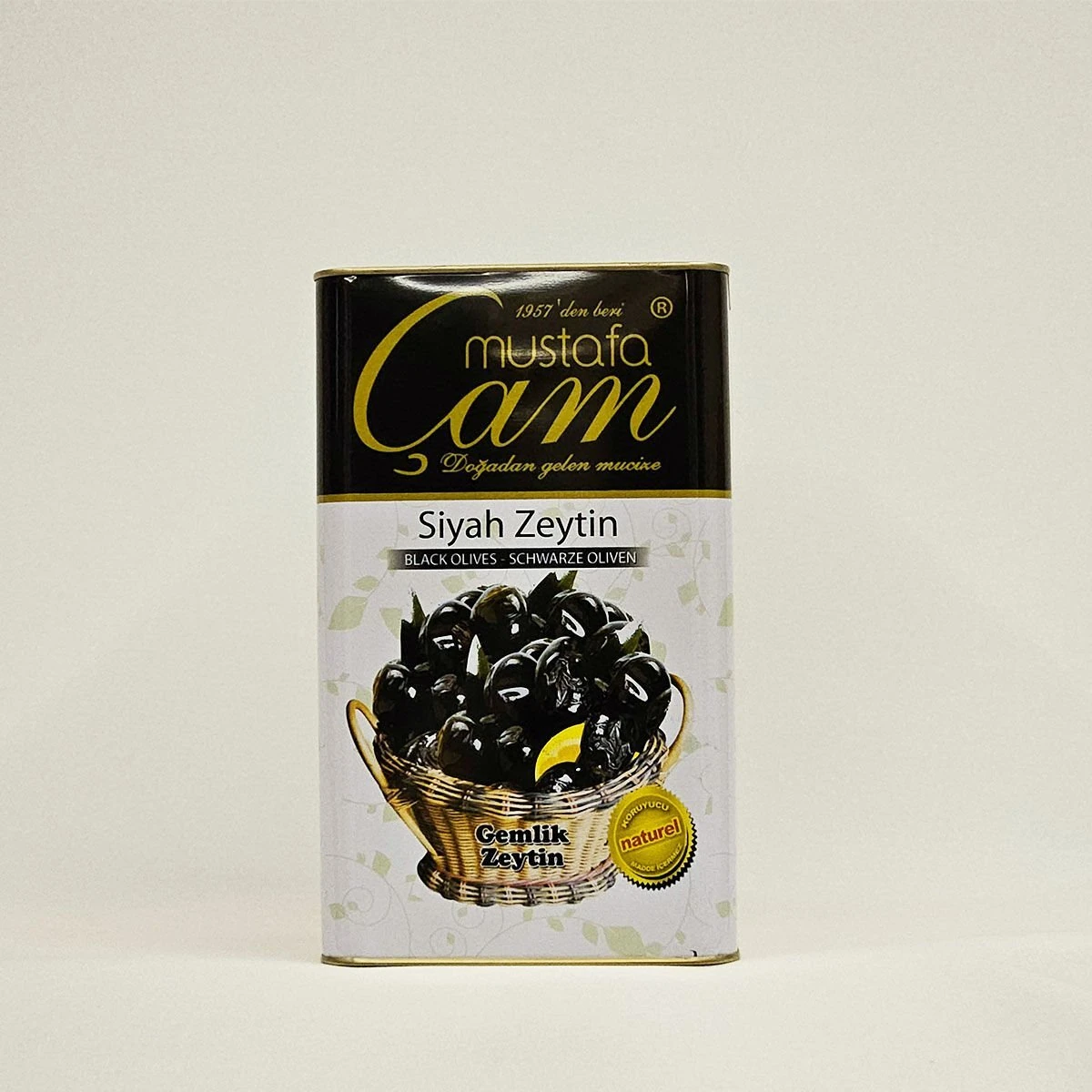 Mega Yağlı Siyah Zeytin - 5 Kg