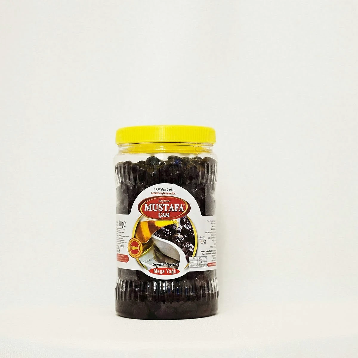 Mega Yağlı Siyah Zeytin - 1 Kg