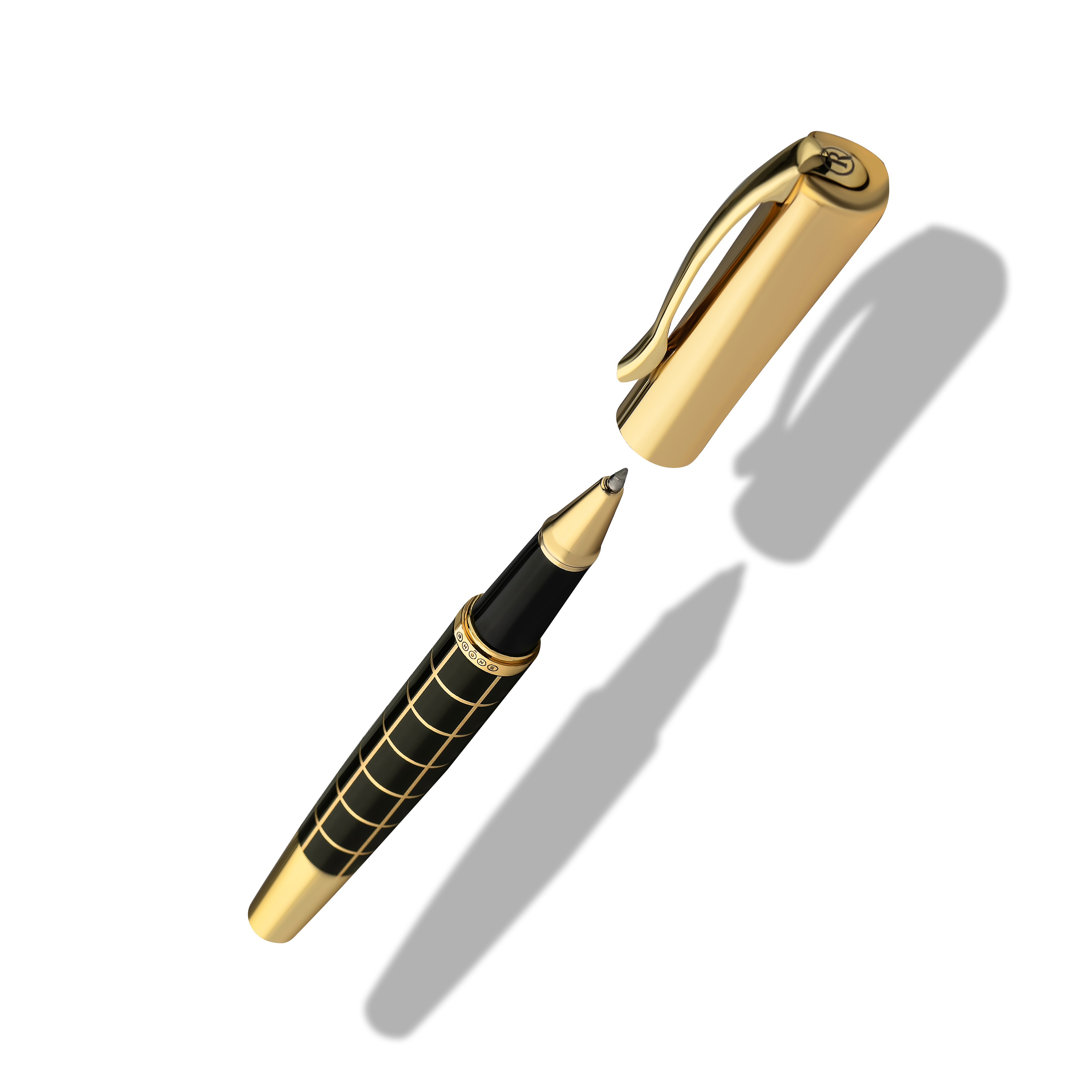 Flow Siyah Gold Roller Kalem