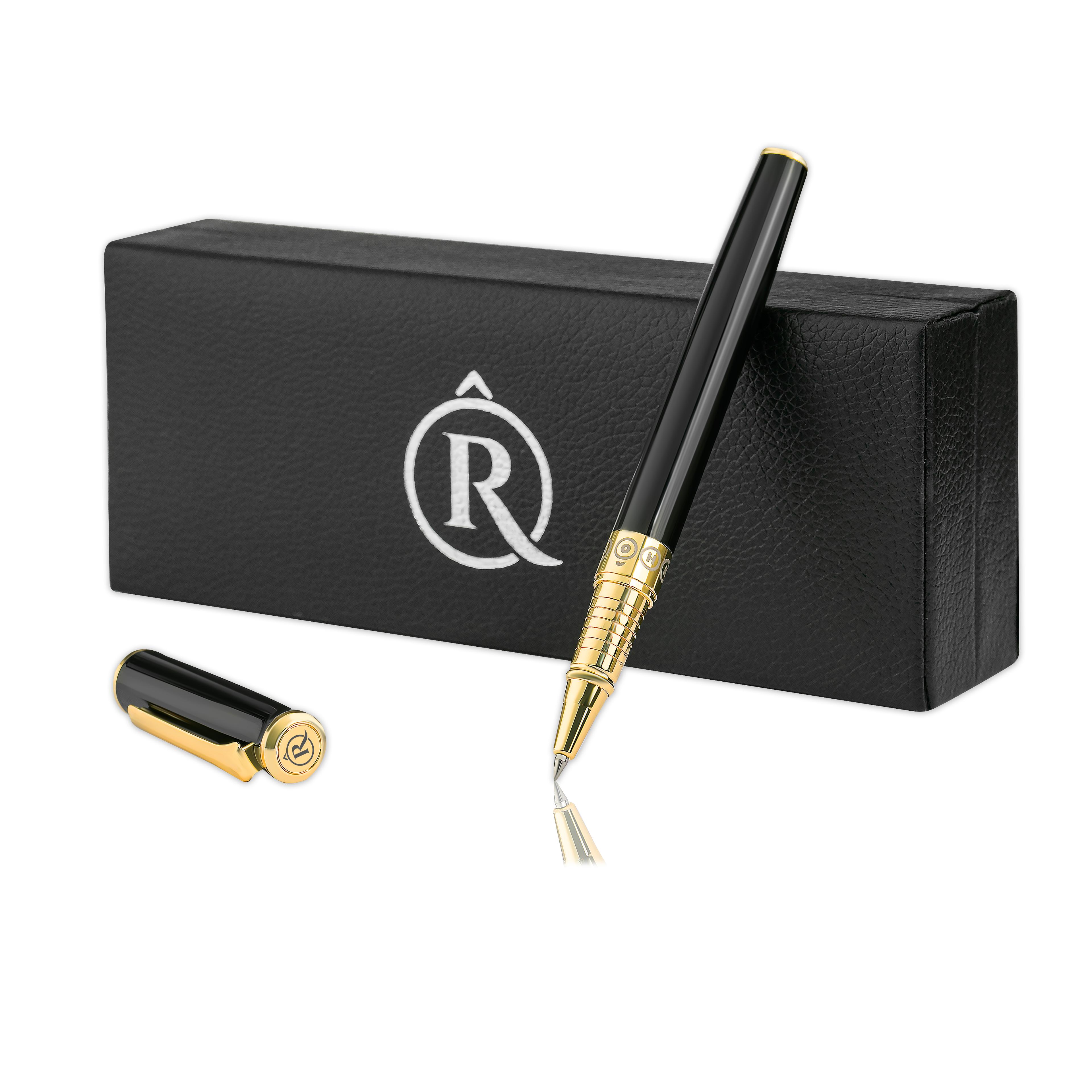 Rivieri Siyah Gold Roller Kalem