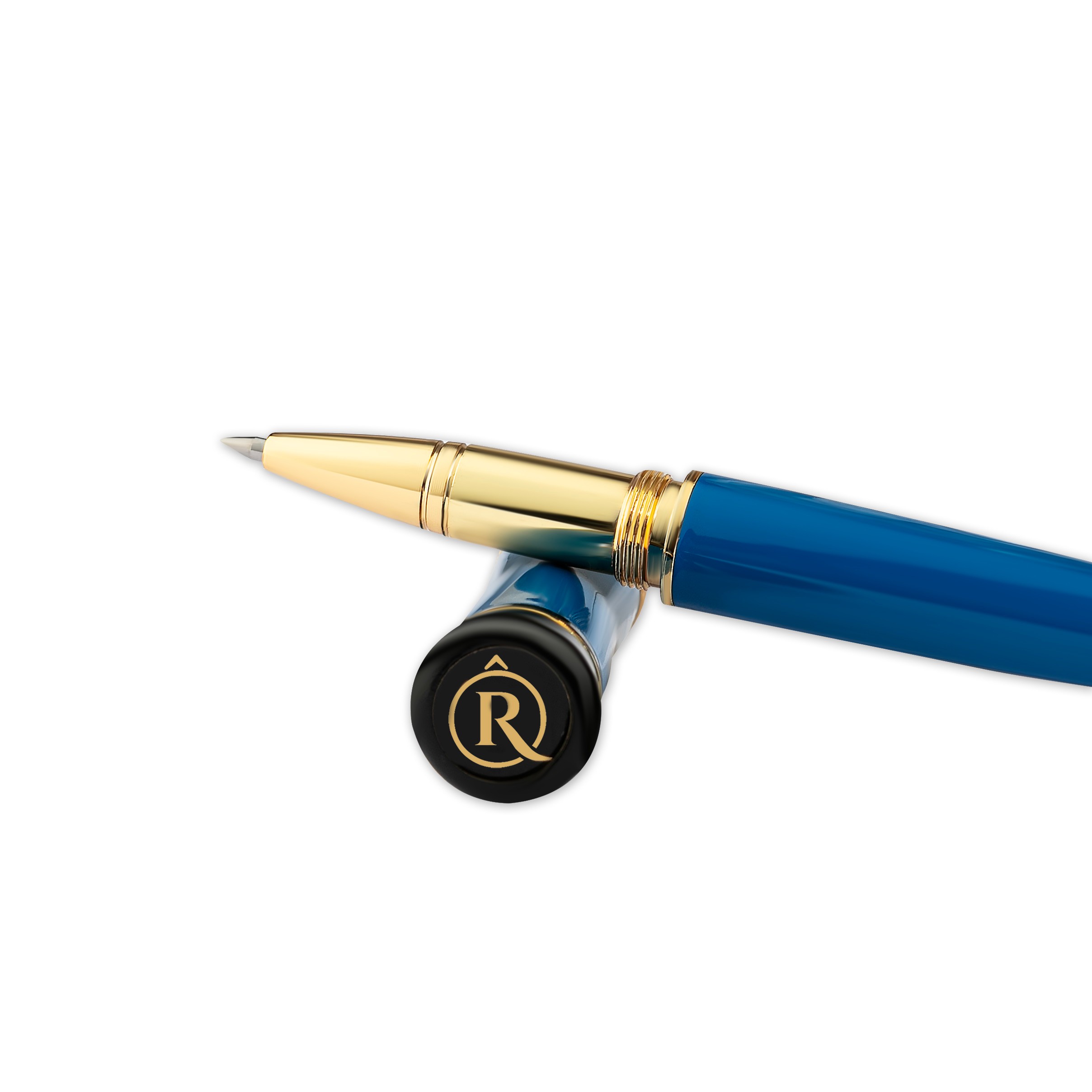 Face Of The River Mavi Gold Roller Kalem