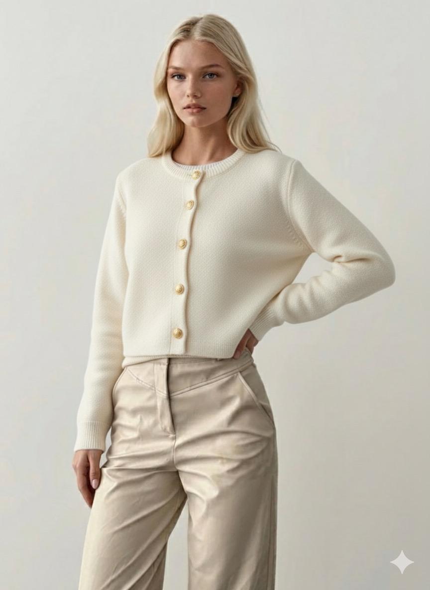 KISA CROP DÜĞMELİ HIRKA