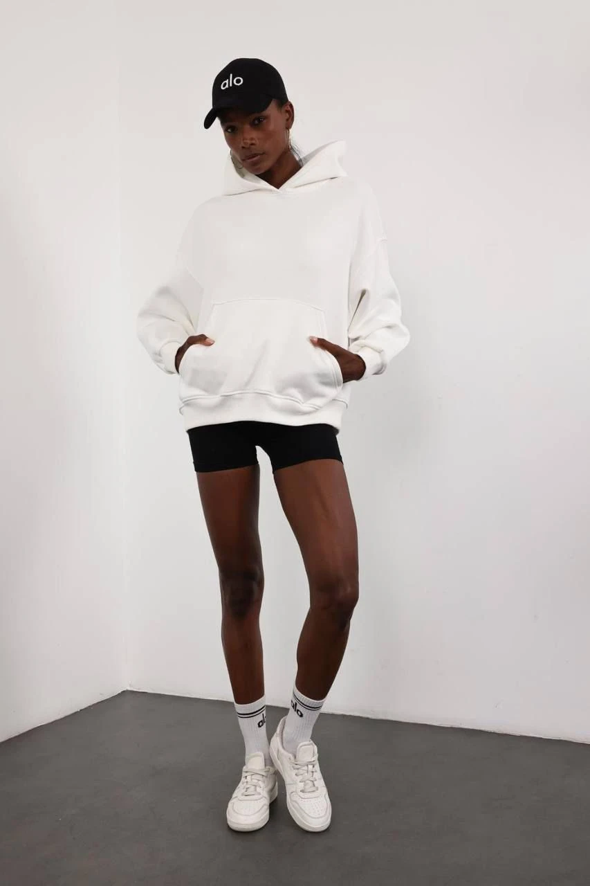 BEYAZ ŞARDONLU ÜÇ İPLİK SWEATSHIRT 10801