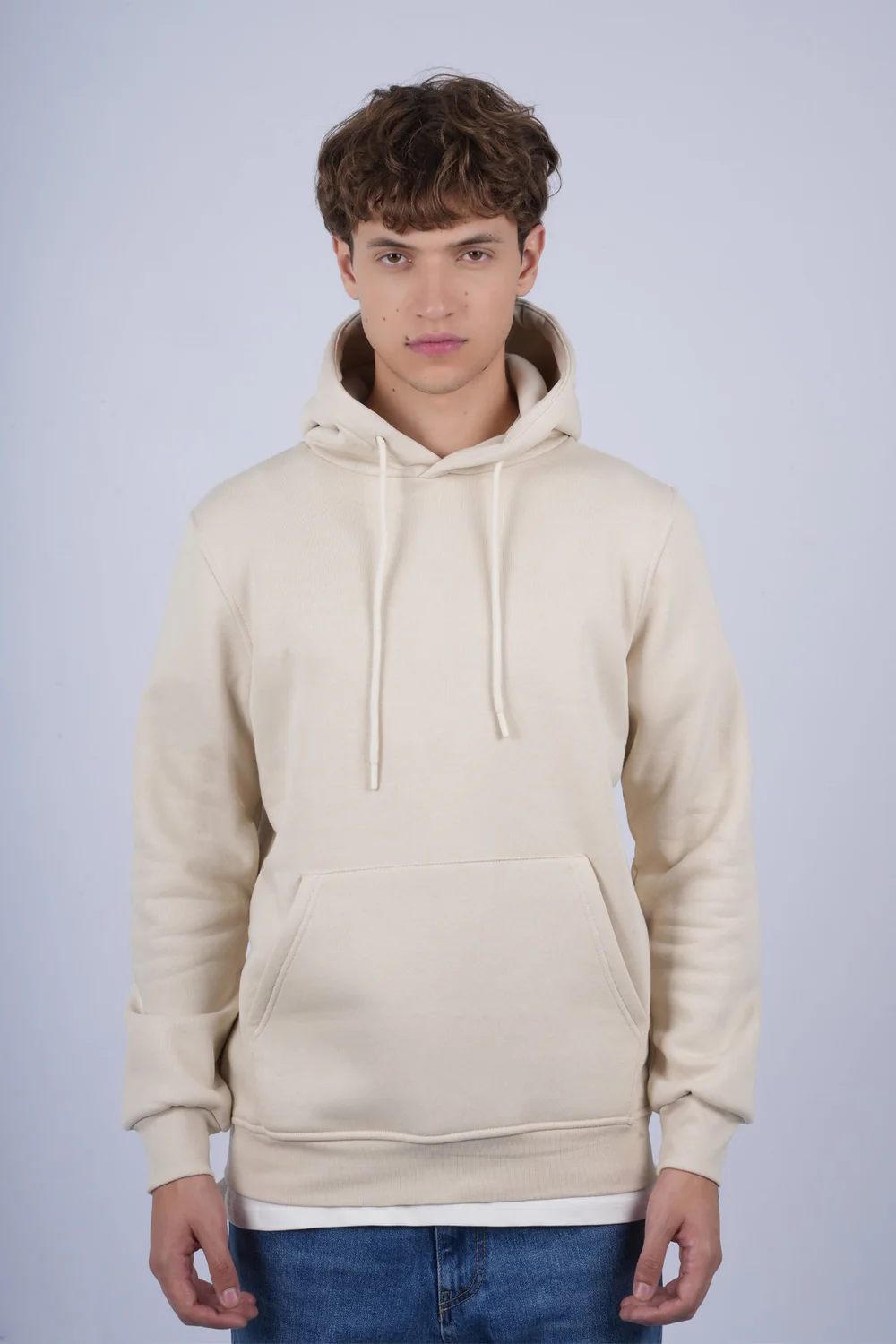 ERKEK ÜÇ İPLİK KAPÜŞONLU SWEAT