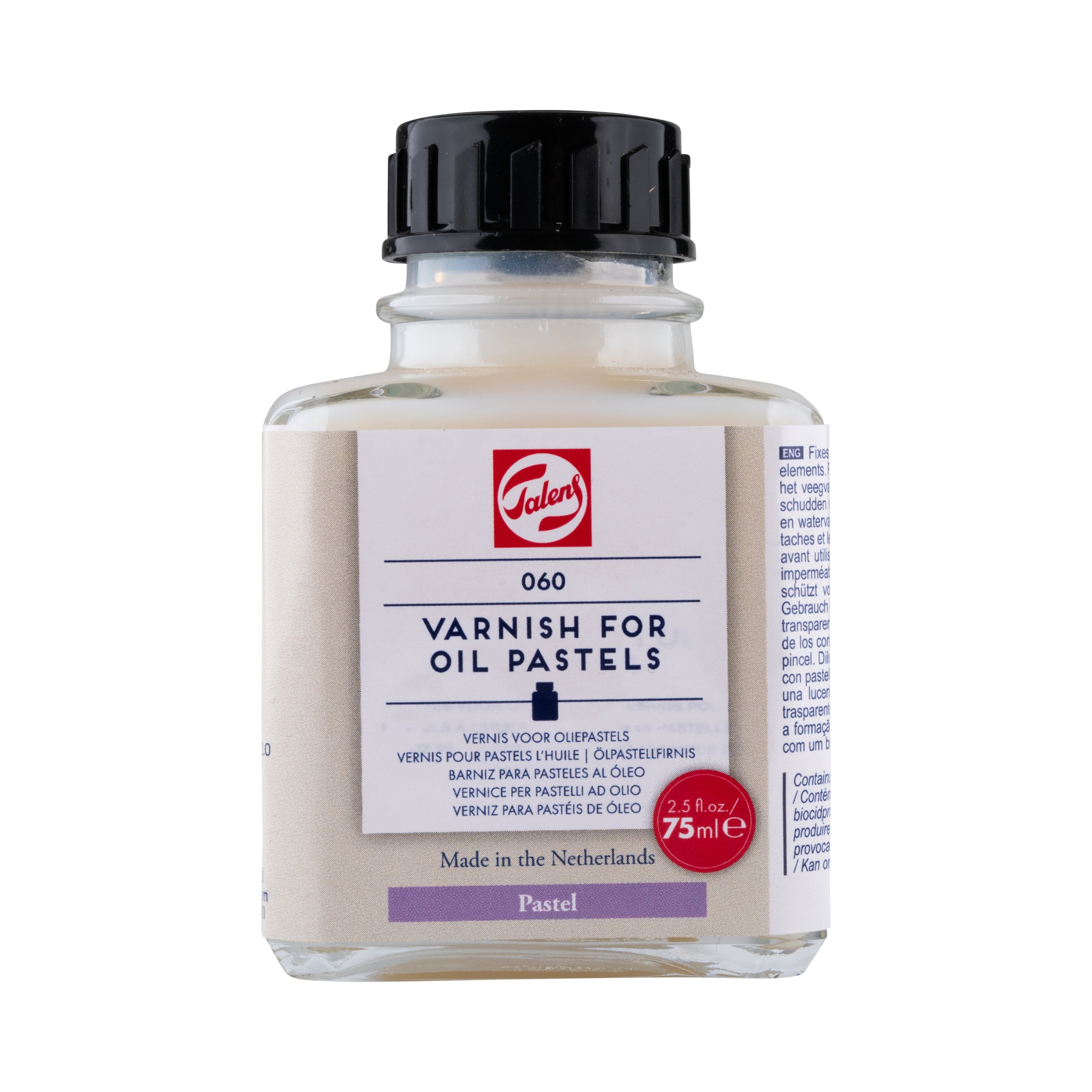 Talens Varnish For Oil Pastels 060  75 ml Yağlı Pastel Verniği