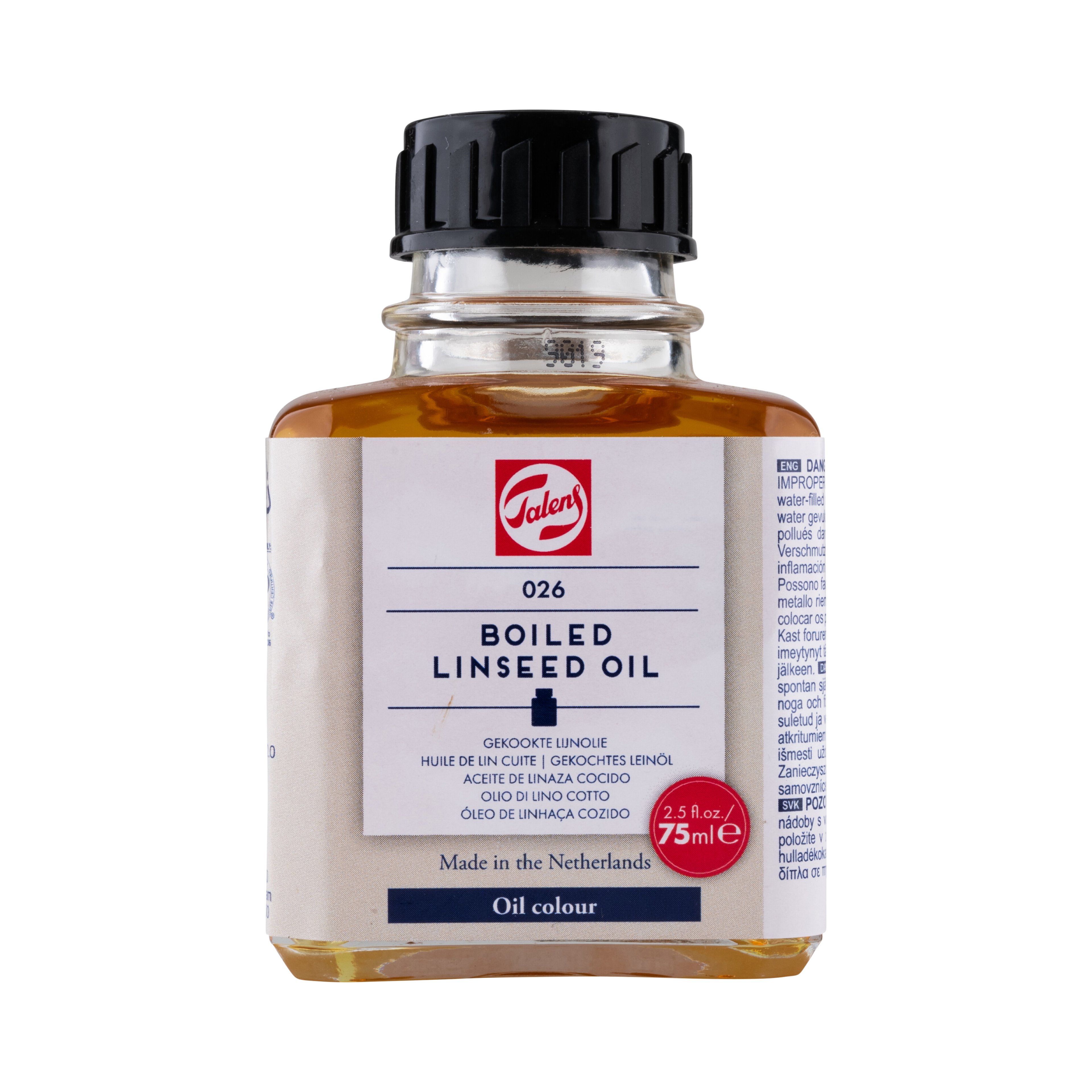 Talens Boiled Linseed Oil 026 75 ml Kaynatılmış Keten Yağı