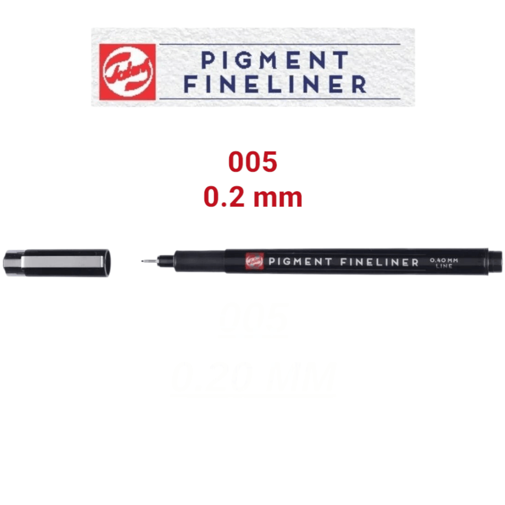 Talens Pigment Teknik Çizim Kalemi