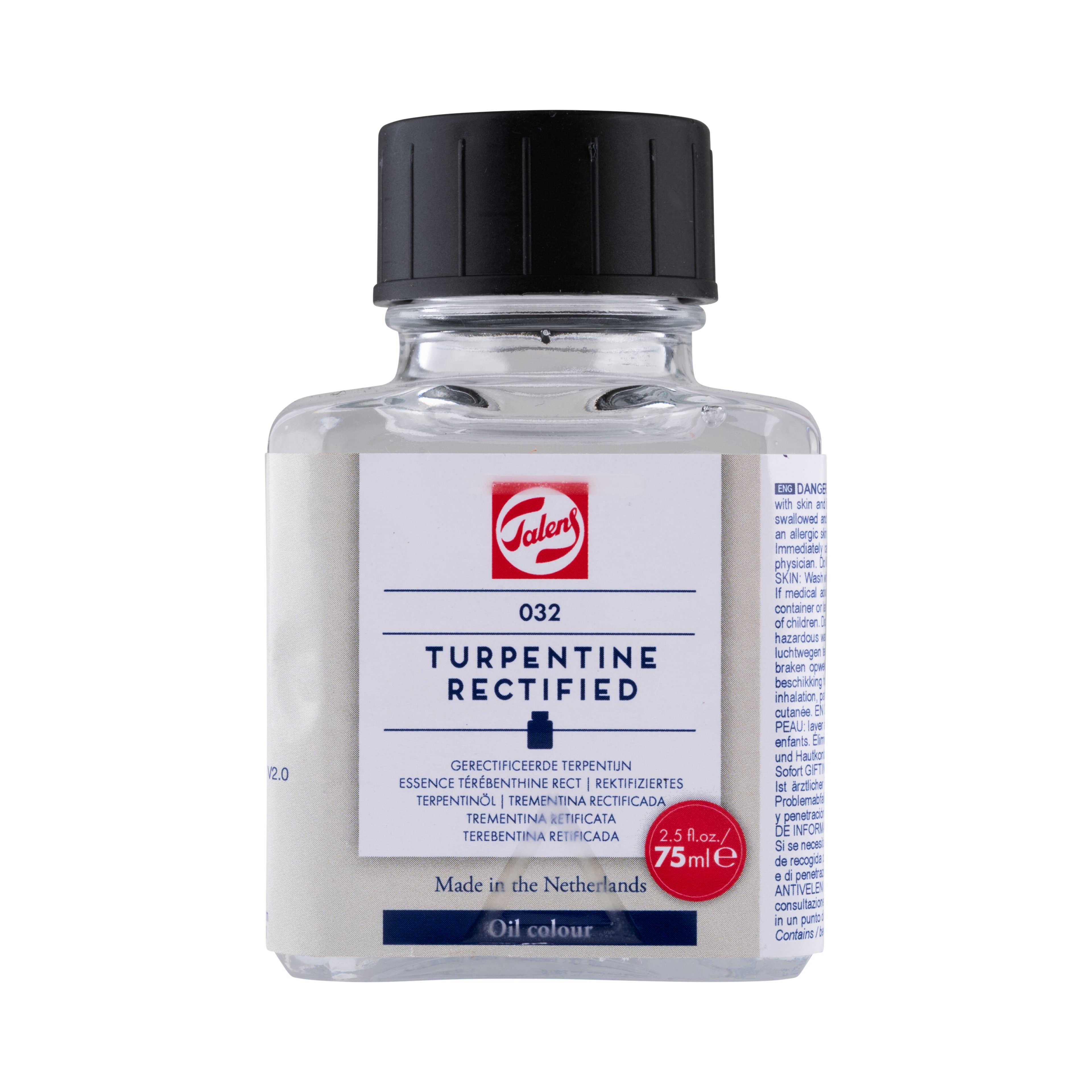 Talens Rectified Turpentine 032 75 ml Terebentin