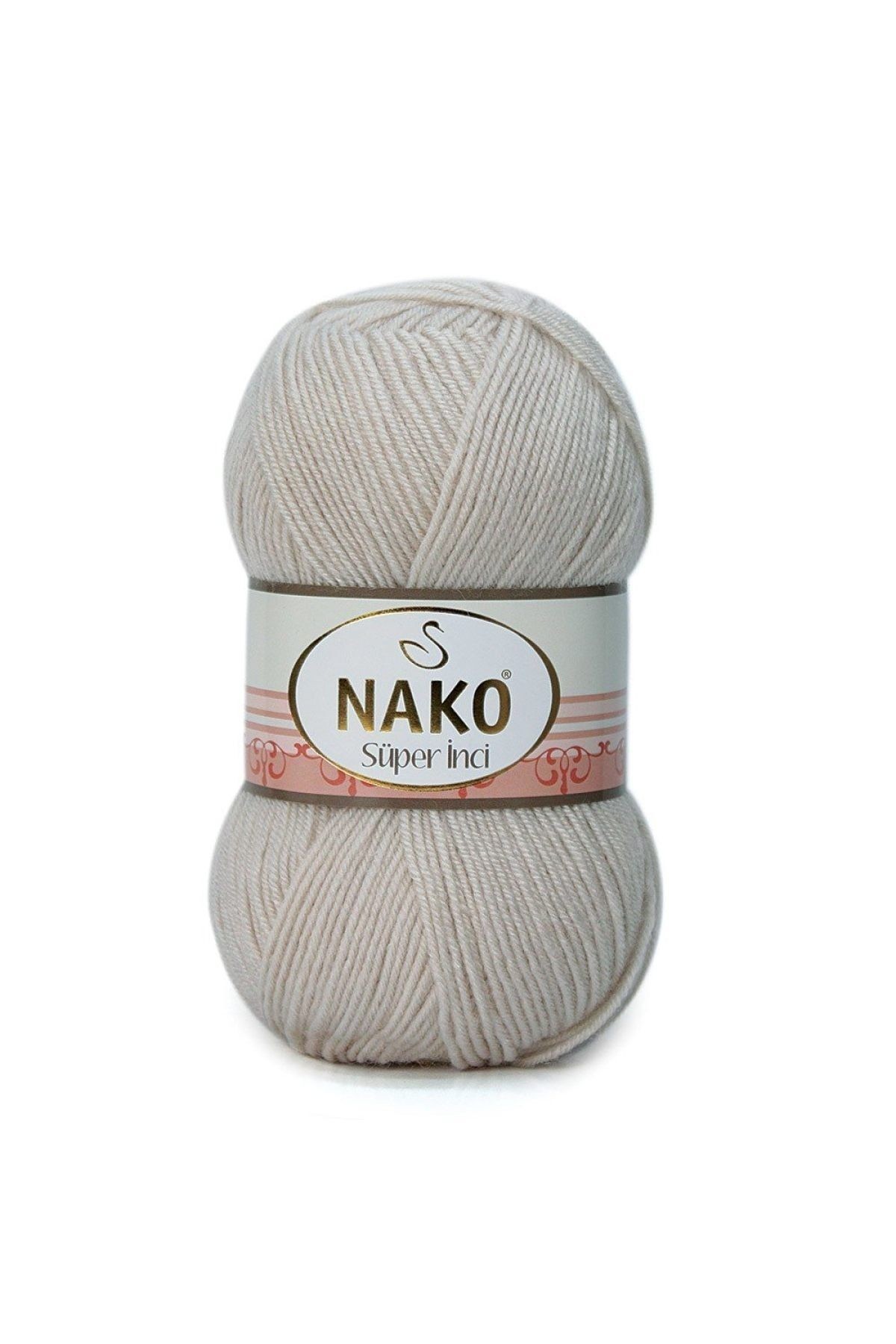 Super İnci 02167 5 Pieces of Hand Knitting Yarn Canvas Beige