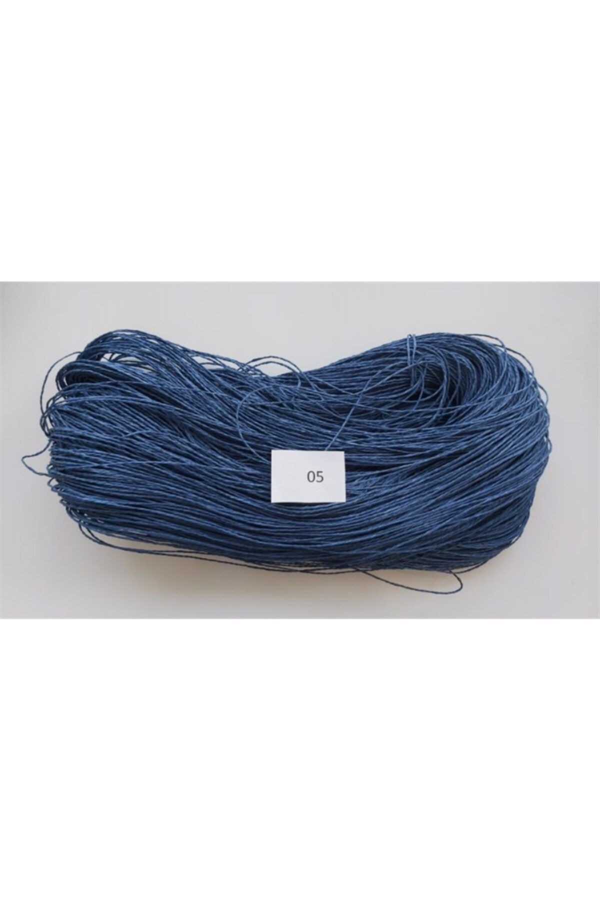 Blue Hand Knitting Paper Thread 05