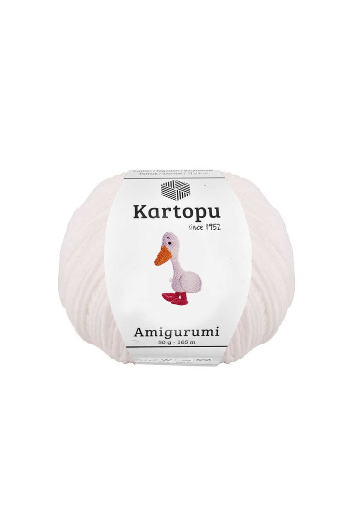 Amigurumi Panç Ipi 10 Adet (500gr) Soft Koton Örgü Ipi K010 Beyaz Amigurumi50