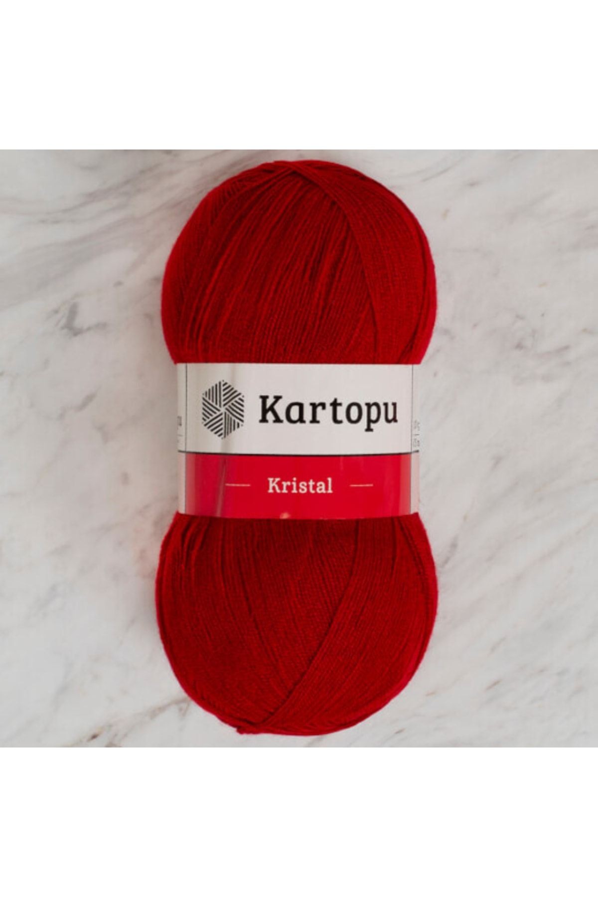 Crystal K125 5 Pieces Fiber Floss Hand Knitting Yarn Dark Red