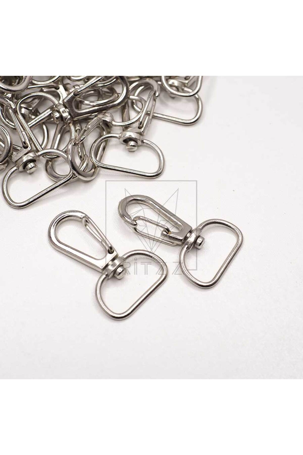 Wire Hook 2 CM Silver (Piece)