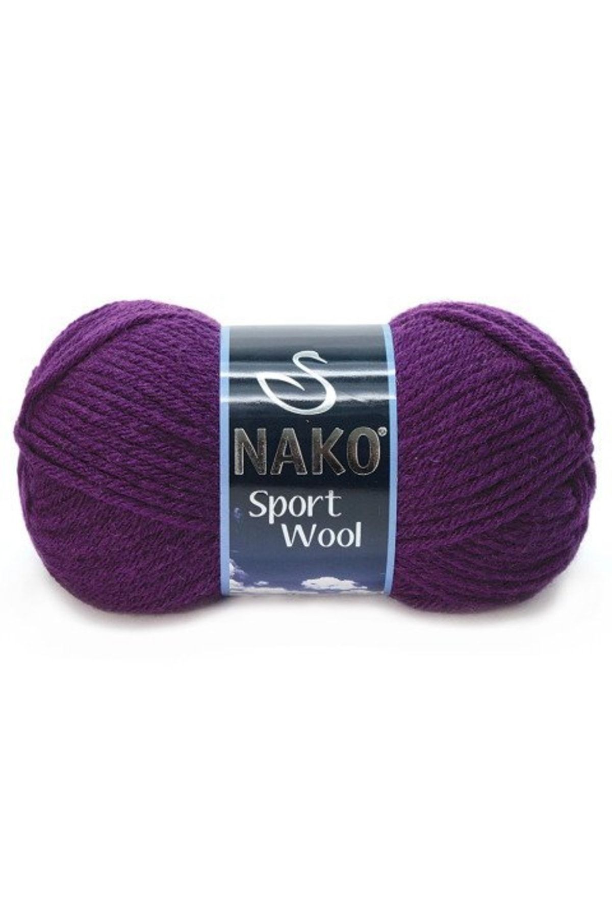 Sport Wool 3260 5 Adet Eşarp Bere Panço Hırka Iplikleri Mor