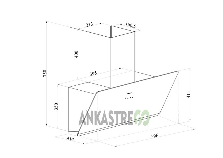 Silverline CS5365W01 - 3457 Soho 60 Beyaz Cam Ankastre Set