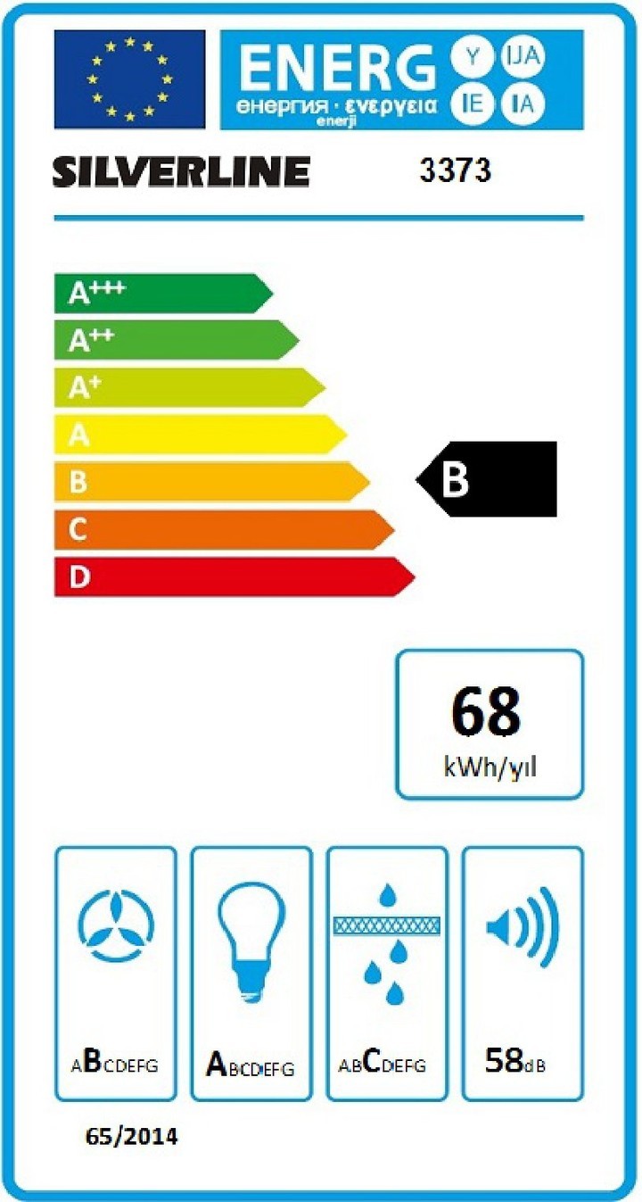 Silverline Misto 3373 Duvar Tipi 90 CM Davlumbaz