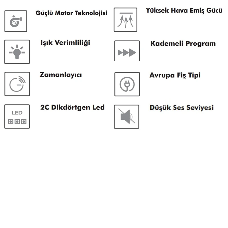 NARTE HI30190B 90 CM SIYAH ADA TİPİ DAVLUMBAZ 6 YIL GARANTİLİ -YÜKSEK PERFORMANS